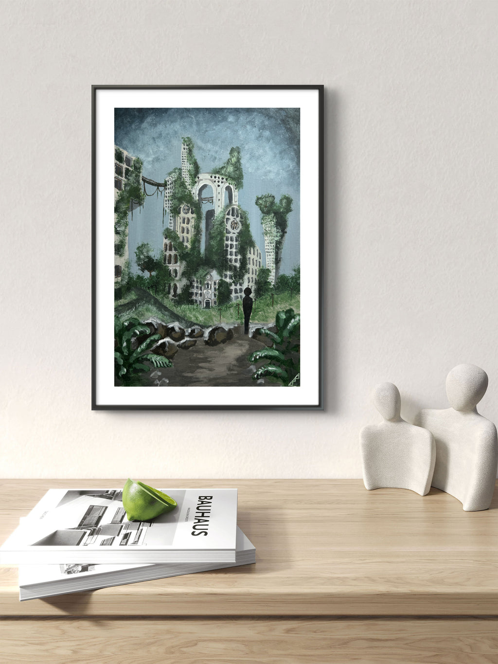 "where is my office now?" Print artystyczny na papierze satynowym 350 g/m² 20x30 cm