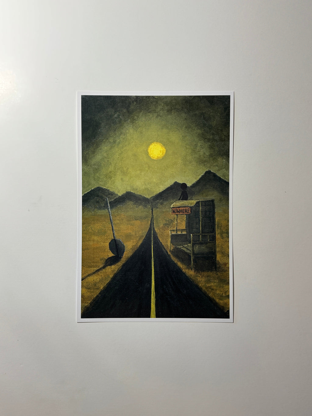 "don't forget your backpack" Print artystyczny na papierze satynowym 350 g/m²