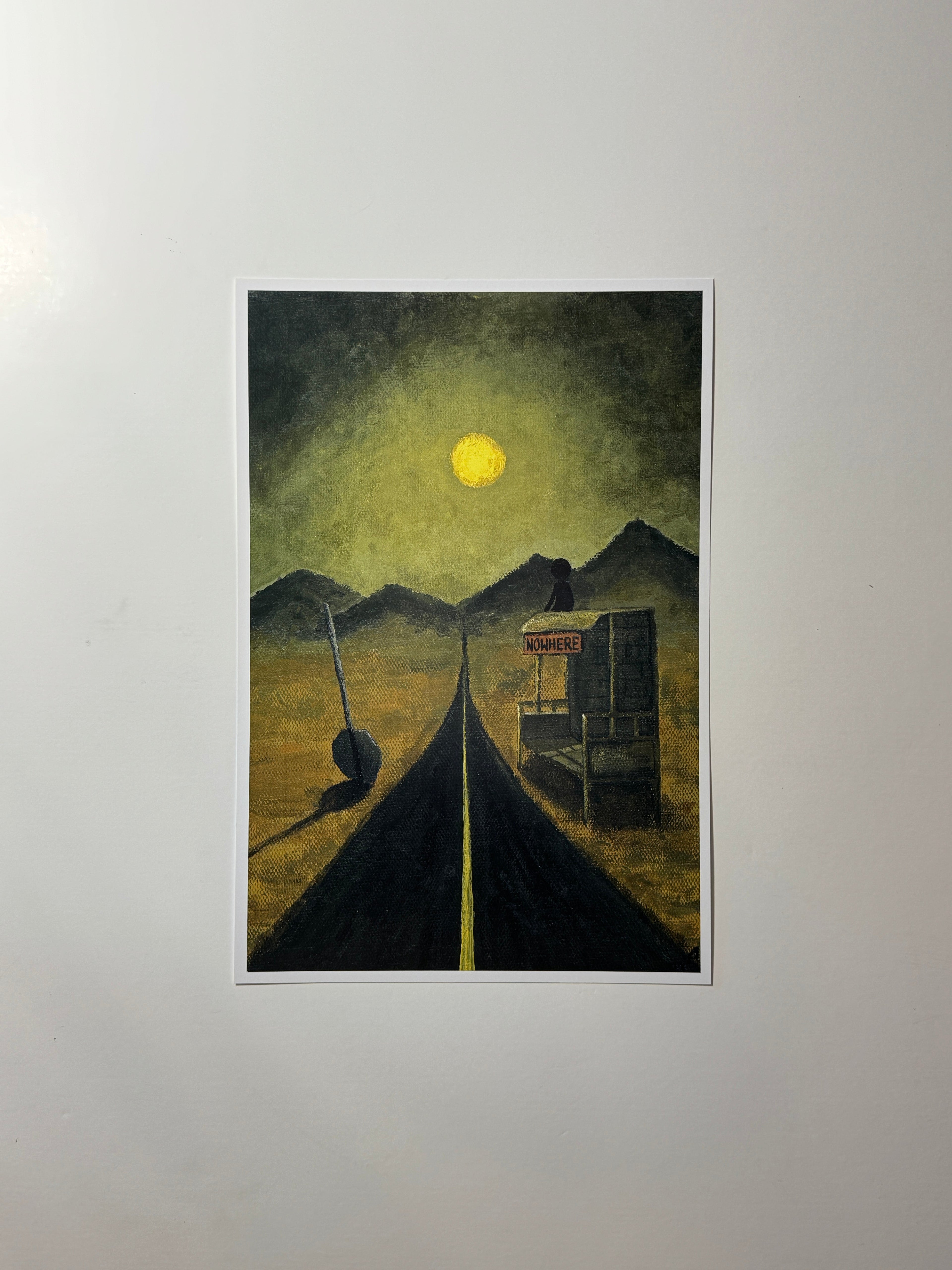 "don't forget your backpack" Print artystyczny na papierze satynowym 350 g/m²