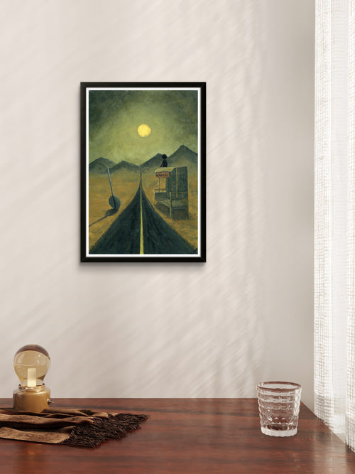 "don't forget your backpack" Print artystyczny na papierze satynowym 350 g/m²