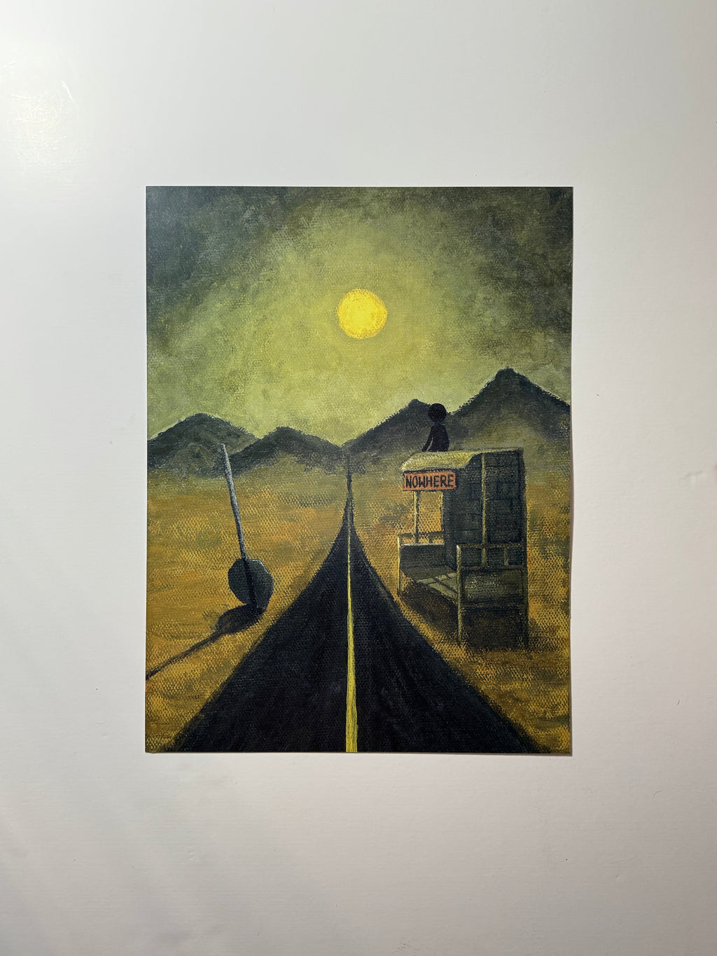 "don't forget your backpack" Print artystyczny na papierze satynowym 350 g/m²