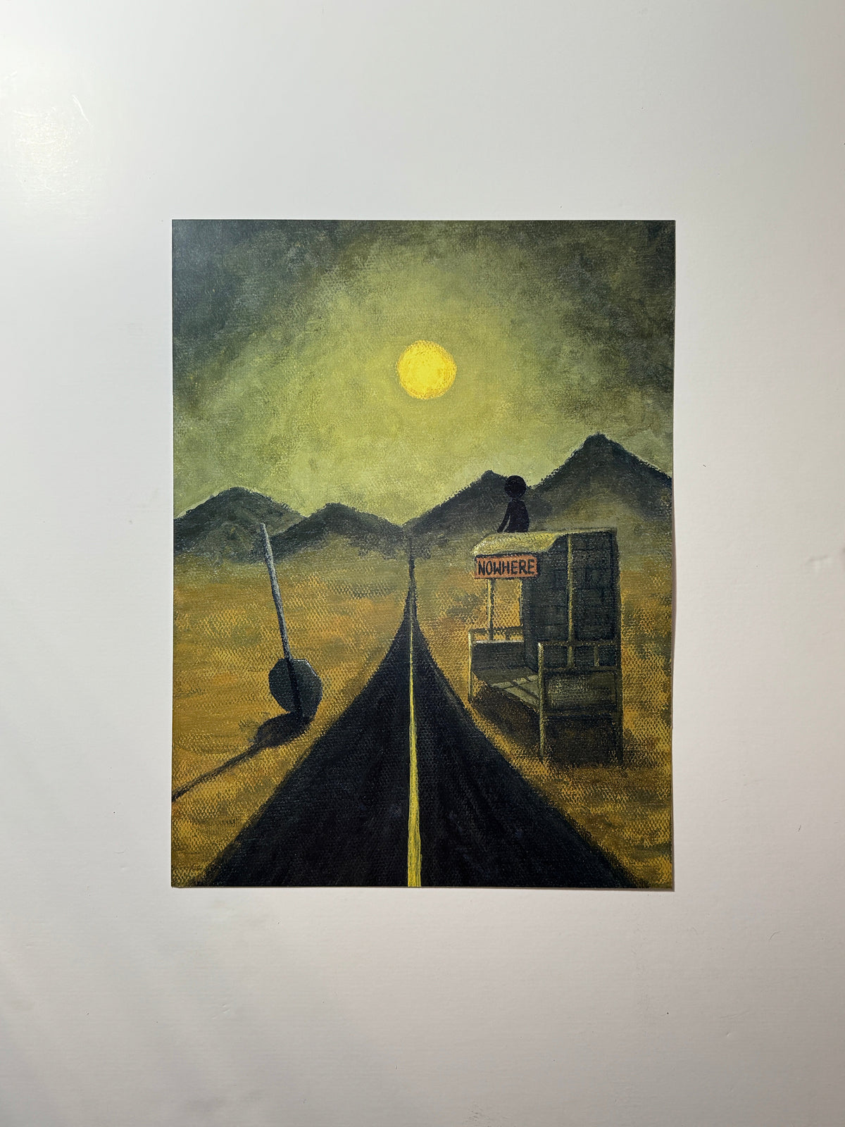 "don't forget your backpack" Print artystyczny na papierze satynowym 350 g/m²