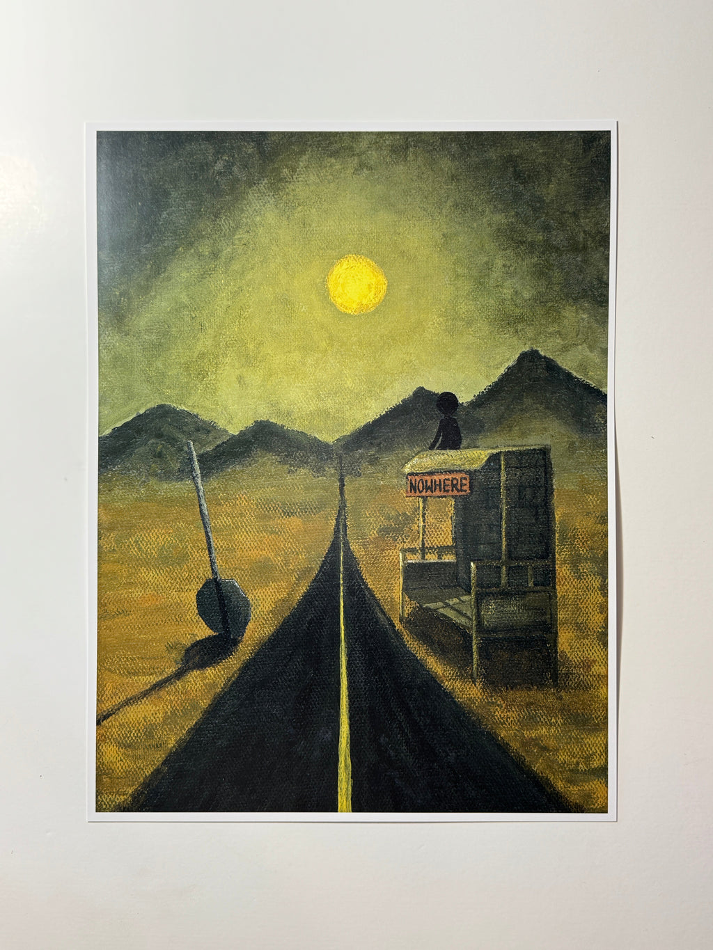 "don't forget your backpack" Print artystyczny na papierze satynowym 350 g/m²