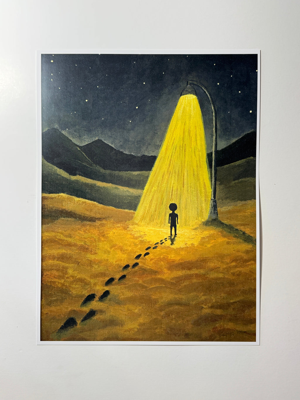 "there is no moon here" Print artystyczny na papierze satynowym 350 g/m²