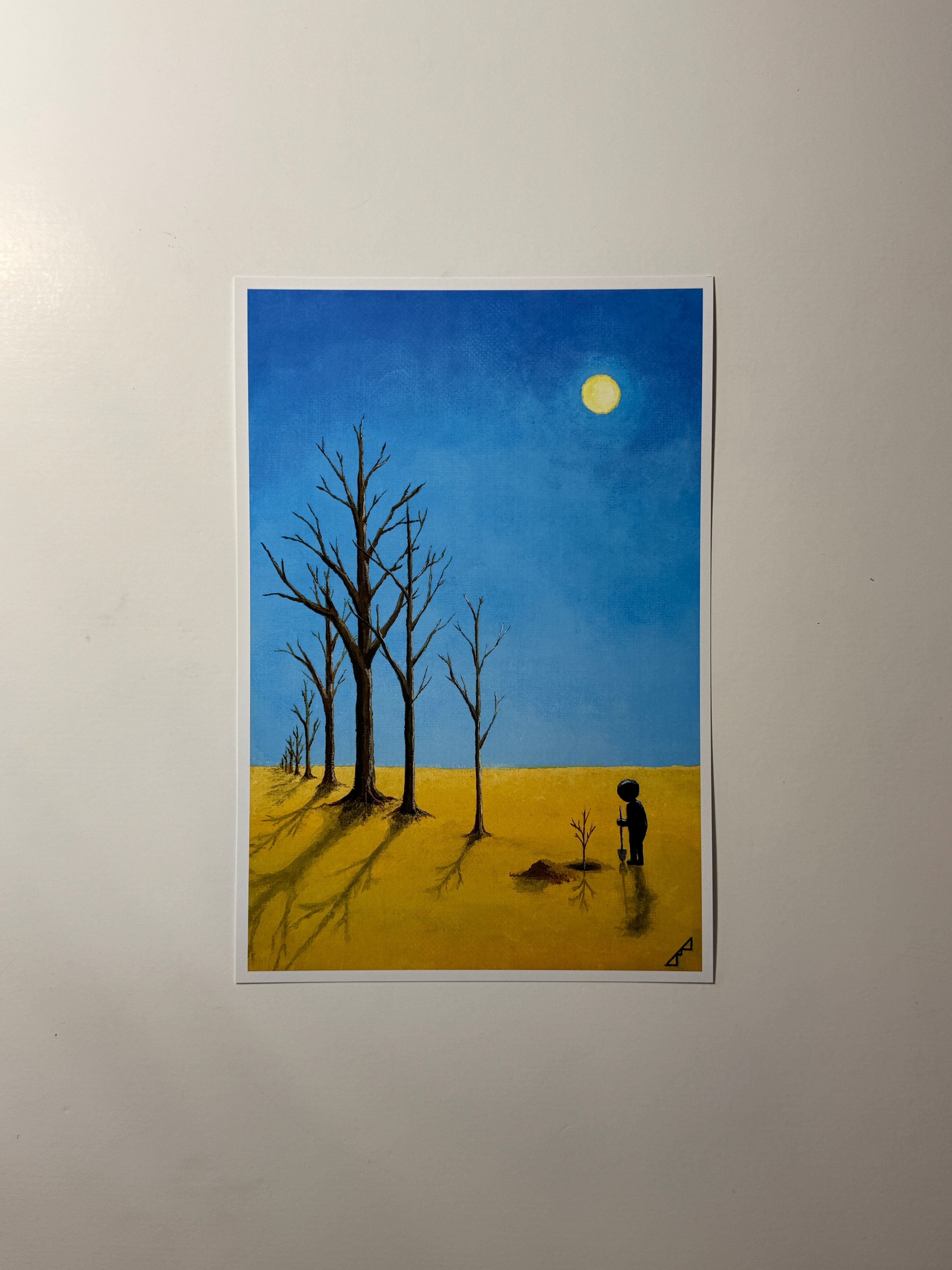 "one year older" Print artystyczny na papierze satynowym 350 g/m²