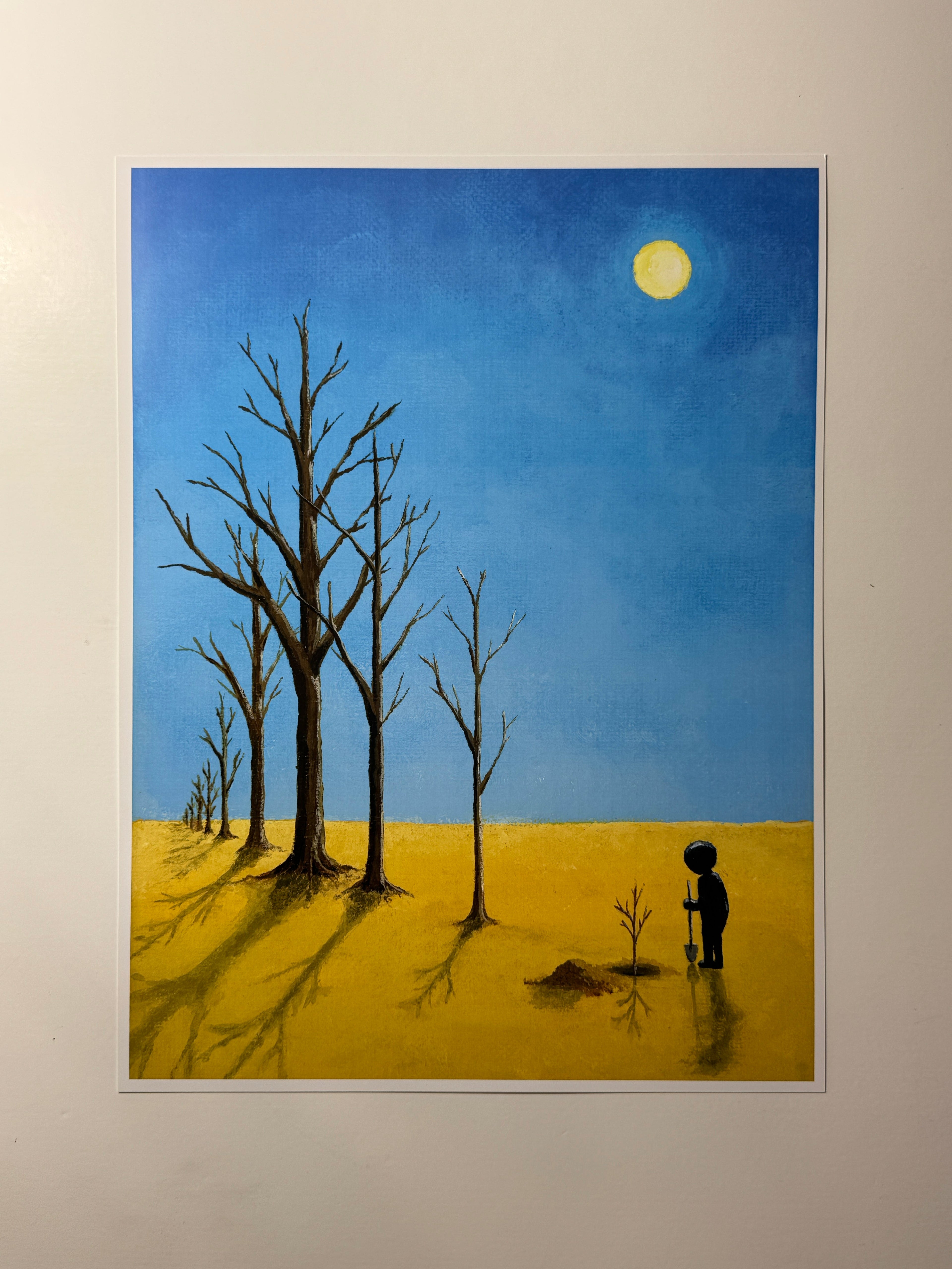 "one year older" Print artystyczny na papierze satynowym 350 g/m²