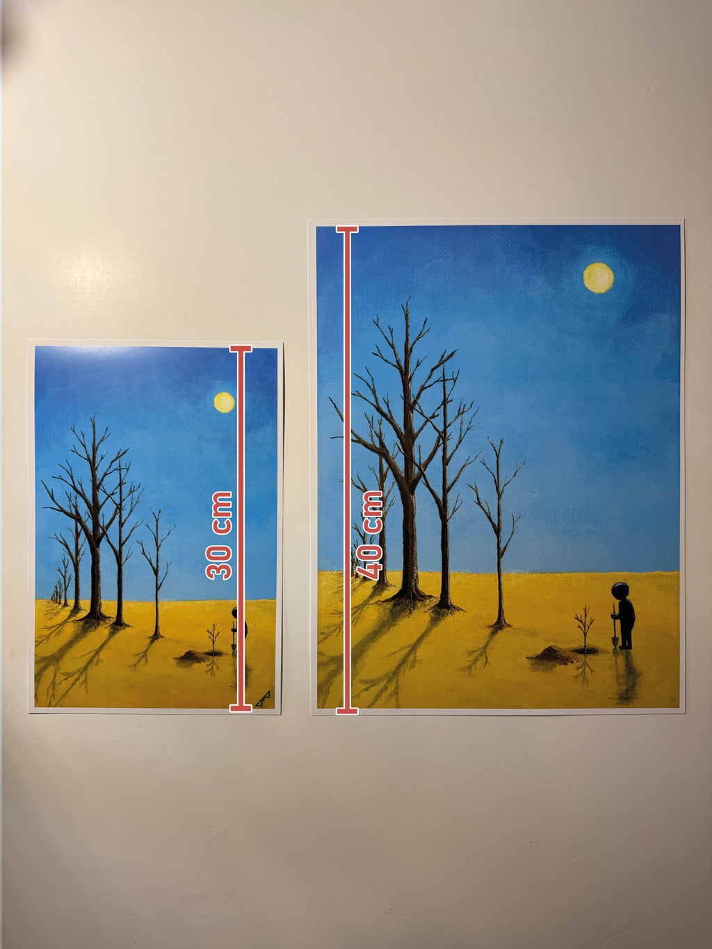 "one year older" Print artystyczny na papierze satynowym 350 g/m²
