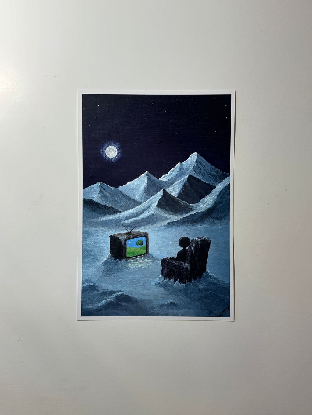 "haven't seen this episode yet" Print artystyczny na papierze satynowym 350 g/m²