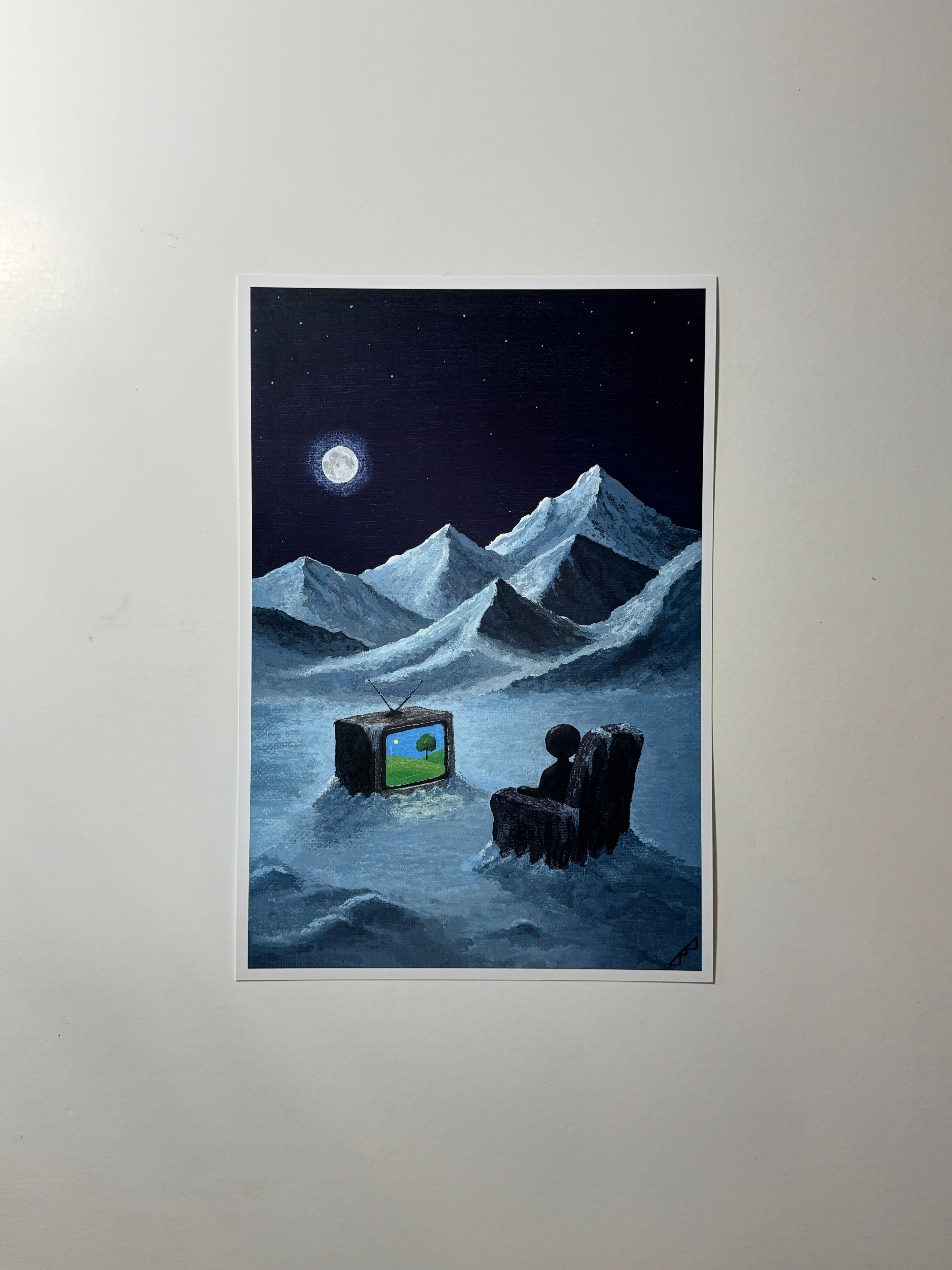 "haven't seen this episode yet" Print artystyczny na papierze satynowym 350 g/m²