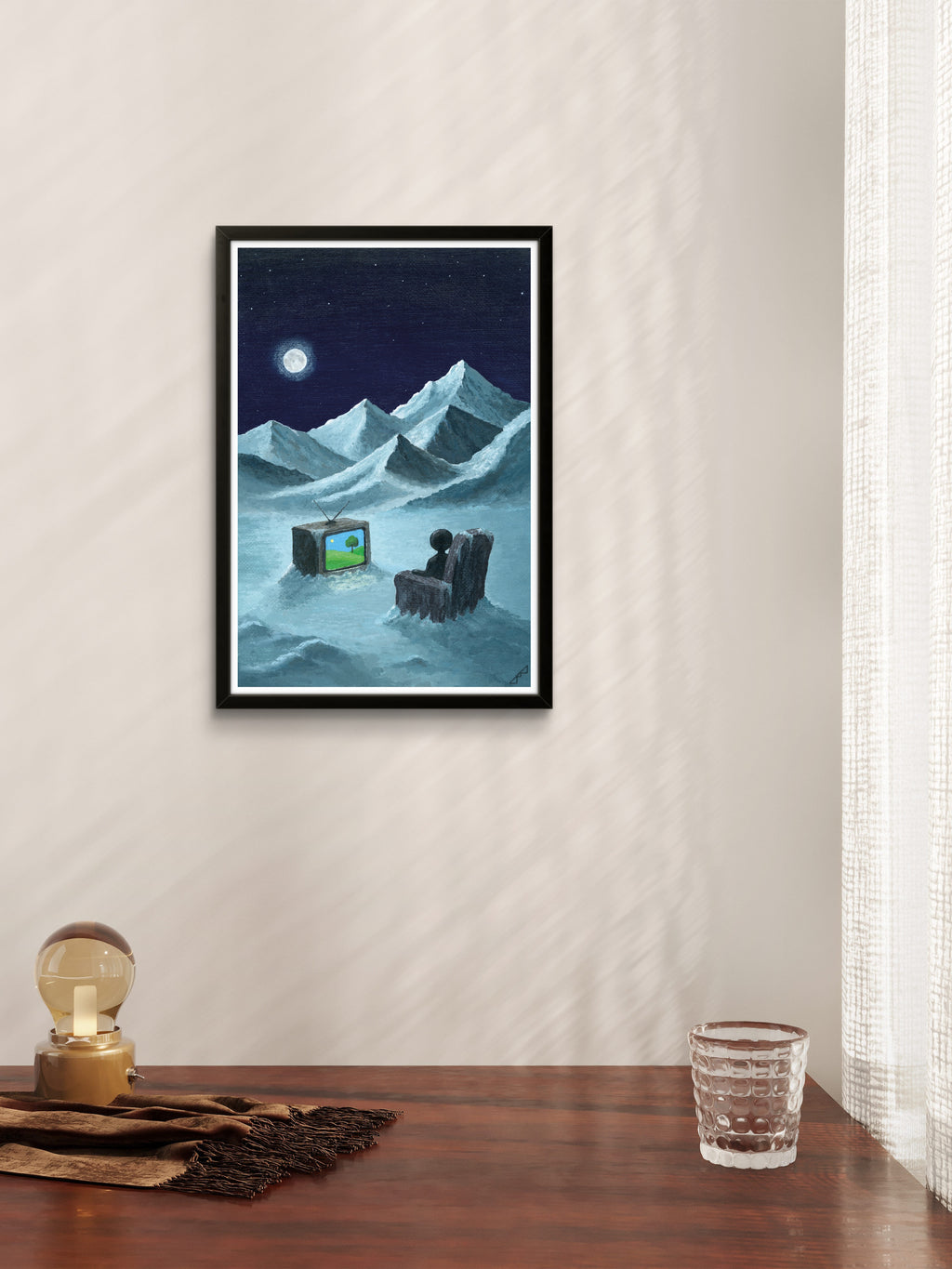 "haven't seen this episode yet" Print artystyczny na papierze satynowym 350 g/m²