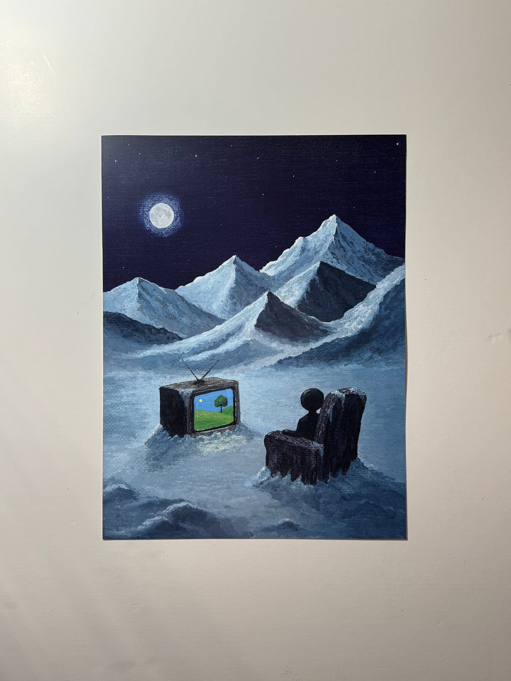 "haven't seen this episode yet" Print artystyczny na papierze satynowym 350 g/m²