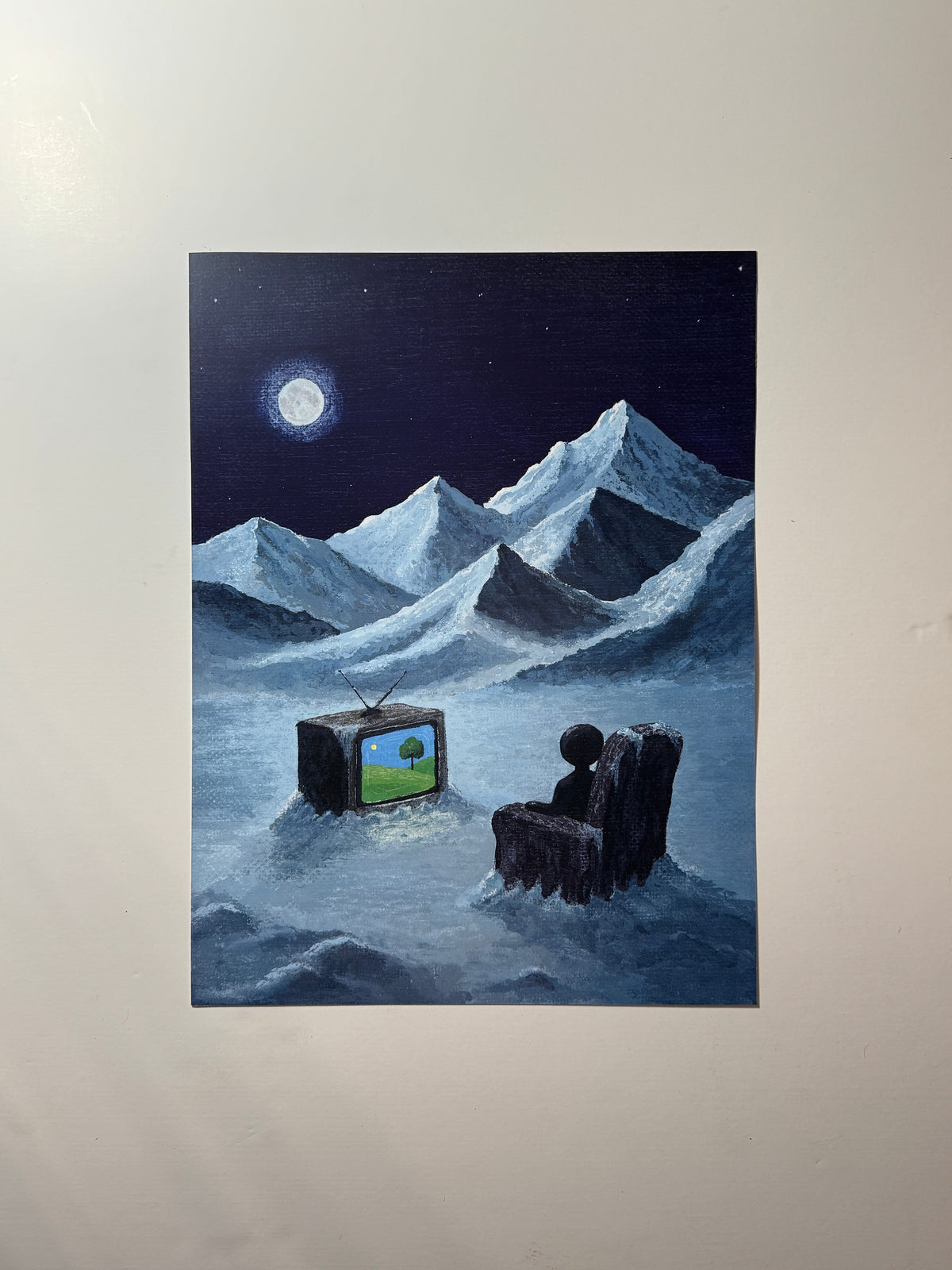 "haven't seen this episode yet" Print artystyczny na papierze satynowym 350 g/m²