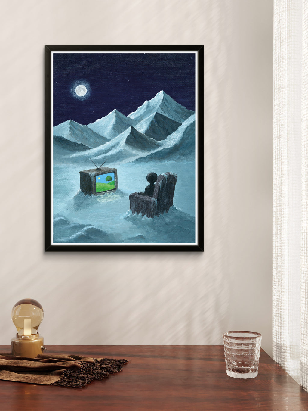 "haven't seen this episode yet" Print artystyczny na papierze satynowym 350 g/m²