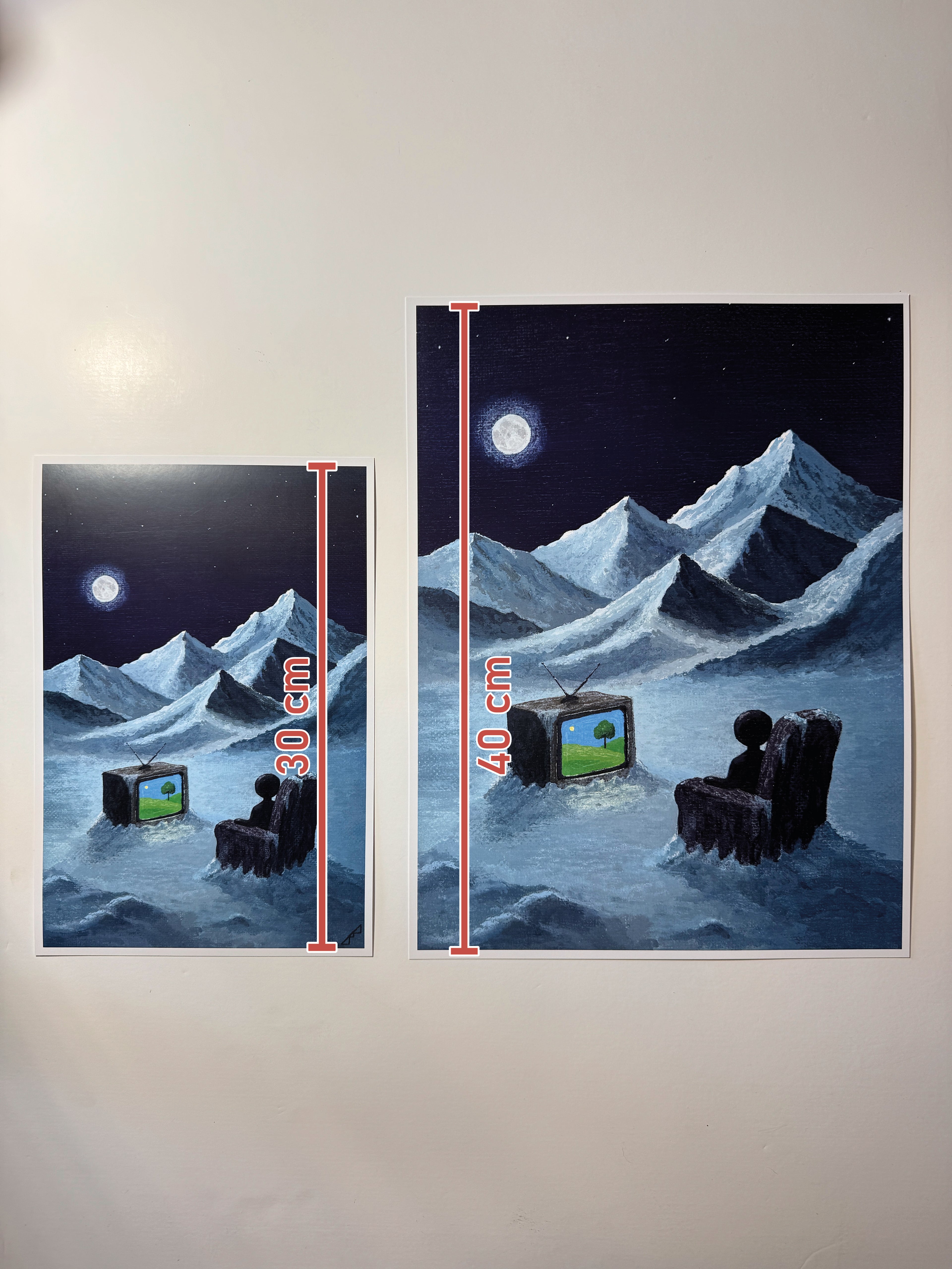 "haven't seen this episode yet" Print artystyczny na papierze satynowym 350 g/m²