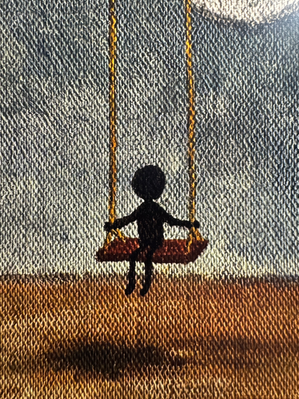 "only the wind stayed with me" Print artystyczny na papierze satynowym 350 g/m² 20x30 cm