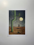 "only the wind stayed with me" Print artystyczny na papierze satynowym 350 g/m² 20x30 cm