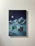 "haven't seen this episode yet" Obraz akrylowy na płótnie lnianym 20x30cm
