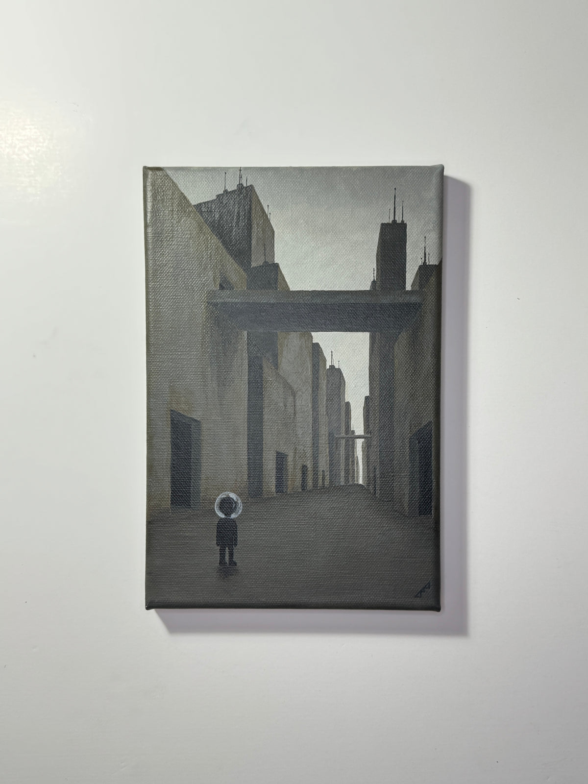"Limbo is currently unavailable" Obraz akrylowy na płótnie lnianym 20x30cm