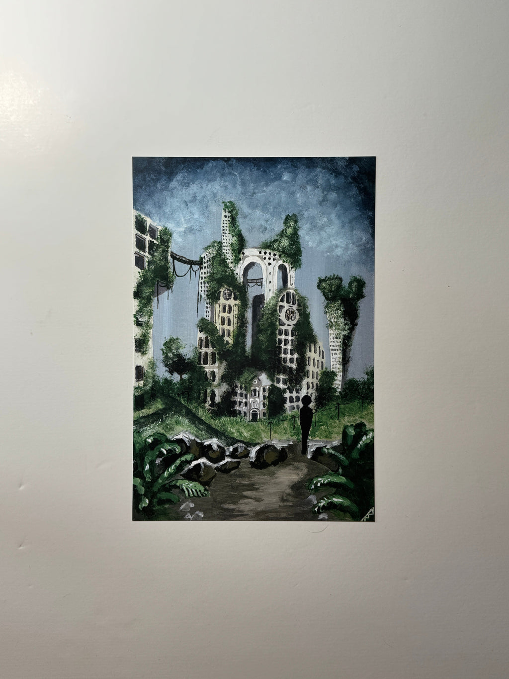 "where is my office now?" Print artystyczny na papierze satynowym 350 g/m²