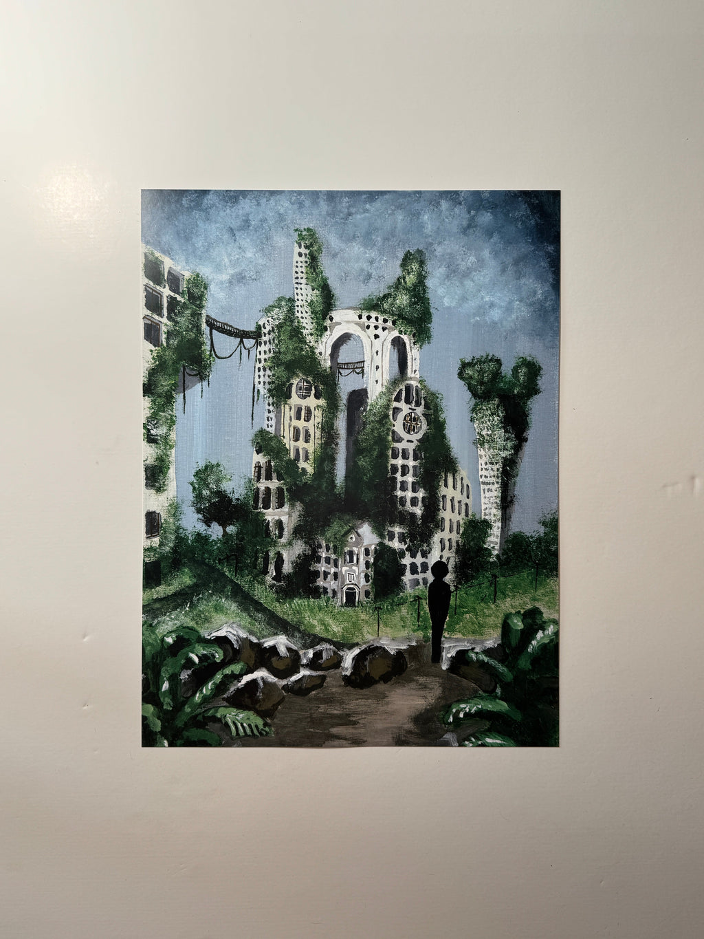 "where is my office now?" Print artystyczny na papierze satynowym 350 g/m²