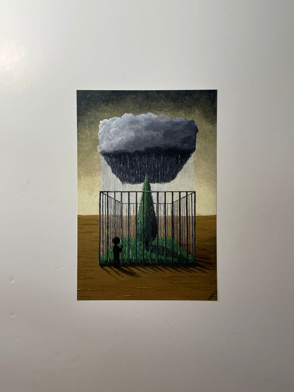 "who is truly the prisoner?" Print artystyczny na papierze satynowym 350 g/m²
