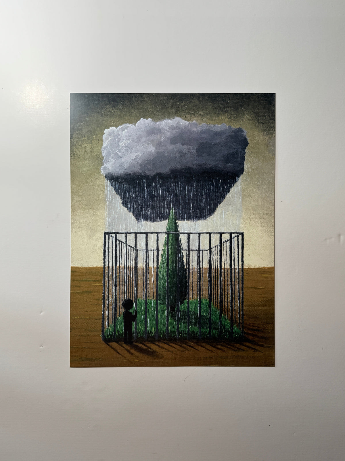 "who is truly the prisoner?" Print artystyczny na papierze satynowym 350 g/m²