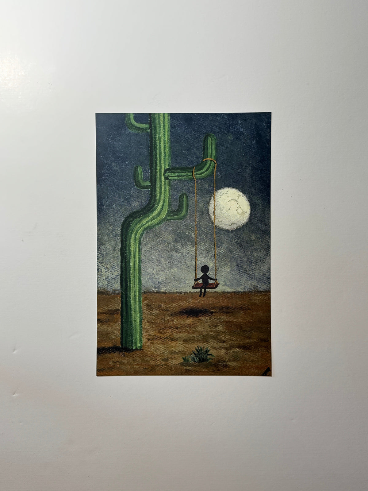 "only the wind stayed with me" Print artystyczny na papierze satynowym 350 g/m²