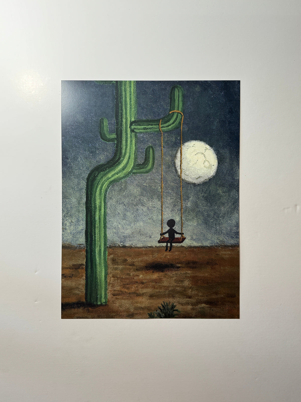 "only the wind stayed with me" Print artystyczny na papierze satynowym 350 g/m²