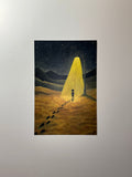 "there is no moon here" Print artystyczny na papierze satynowym 350 g/m²