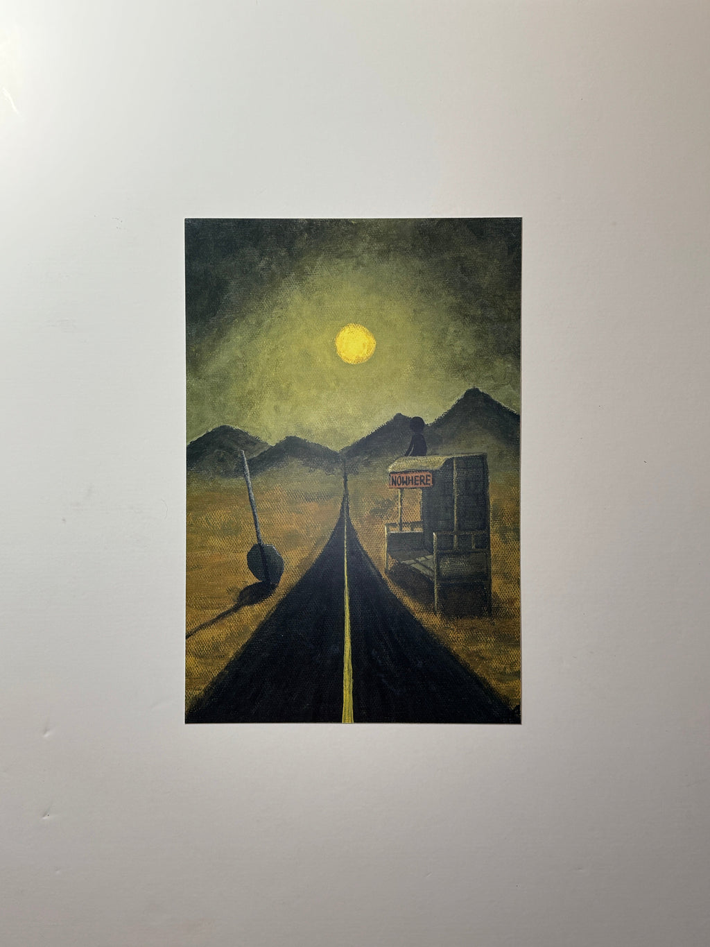 "don't forget your backpack" Print artystyczny na papierze satynowym 350 g/m²