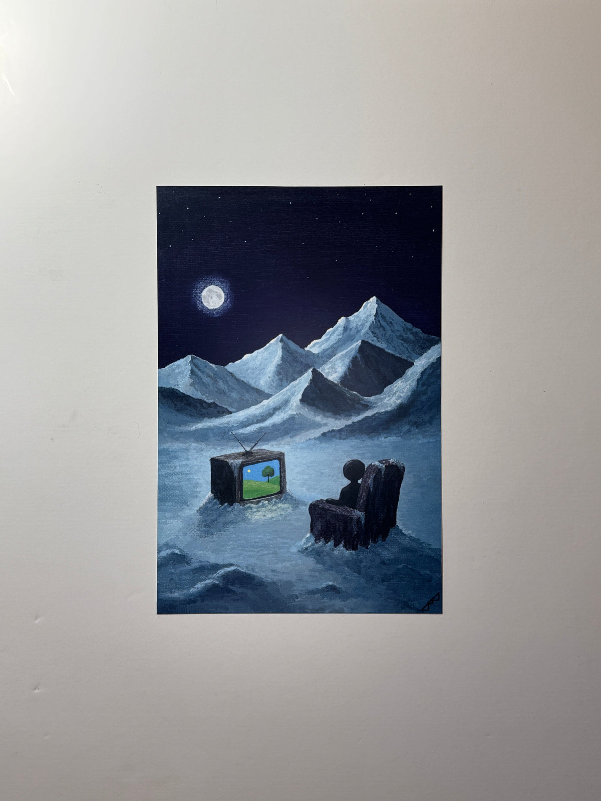"haven't seen this episode yet" Print artystyczny na papierze satynowym 350 g/m²