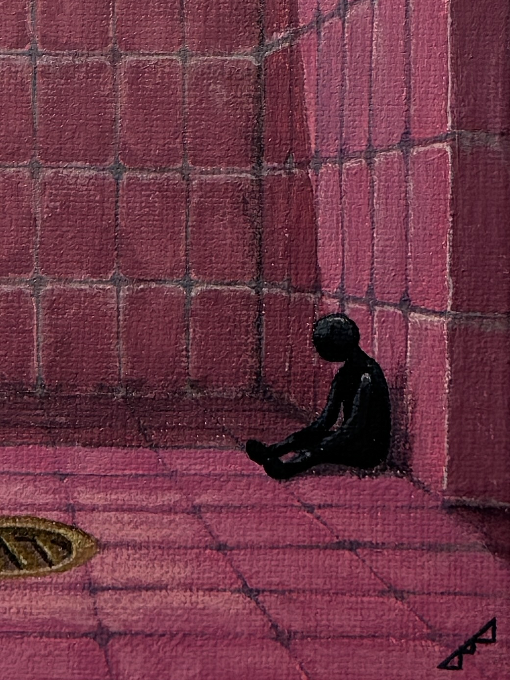 "the flood didn't come" Obraz akrylowy na płótnie lnianym 20x30cm