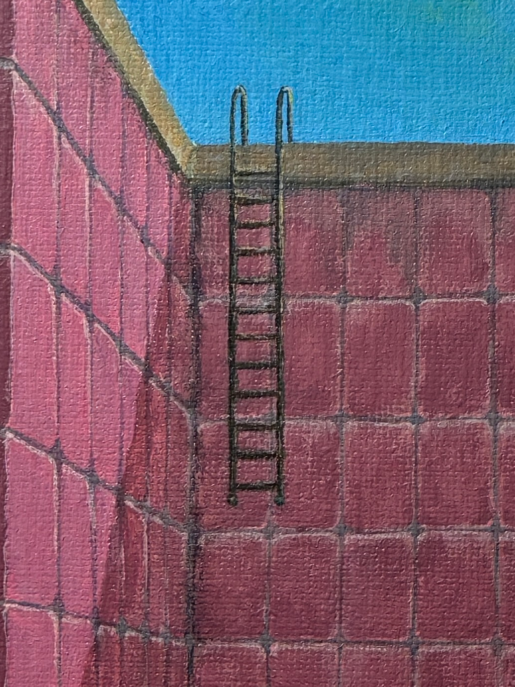 "the flood didn't come" Obraz akrylowy na płótnie lnianym 20x30cm