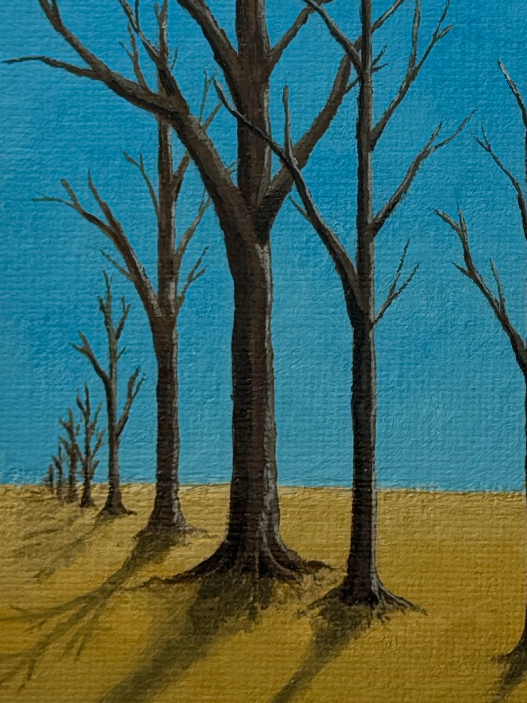 "one year older" Obraz akrylowy na płótnie lnianym 20x30cm