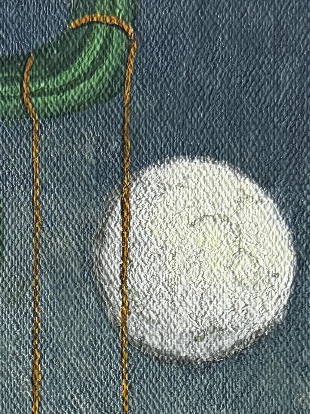 "only the wind stayed with me" Obraz akrylowy na płótnie lnianym 20x30cm