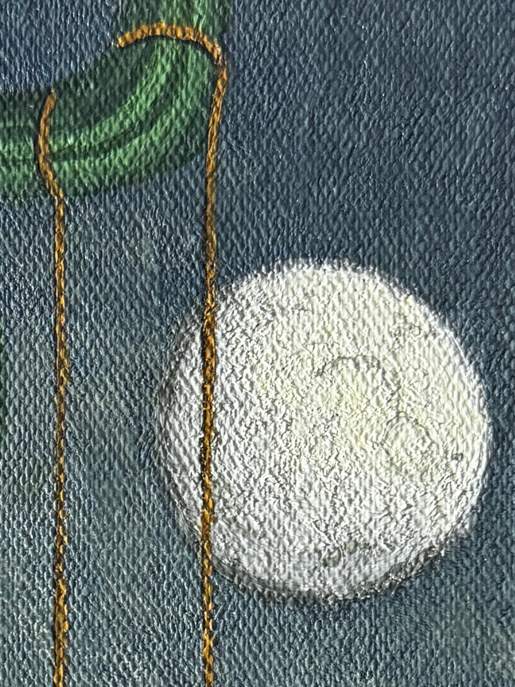 "only the wind stayed with me" Obraz akrylowy na płótnie lnianym 20x30cm