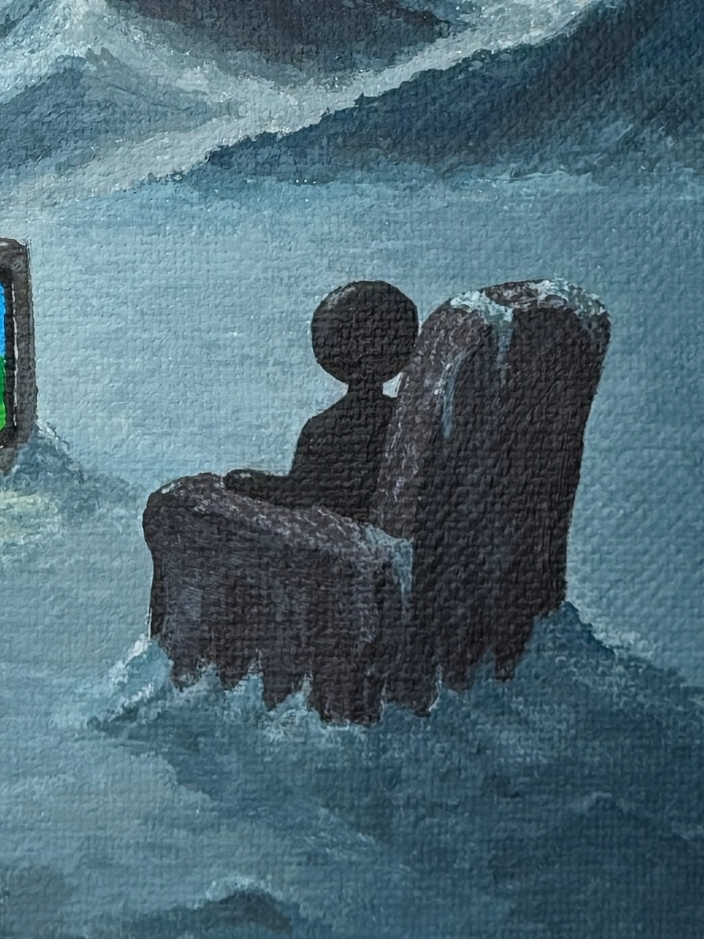 "haven't seen this episode yet" Obraz akrylowy na płótnie lnianym 20x30cm